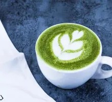 Pink Sakura Iced Matcha Latte CBGRTL