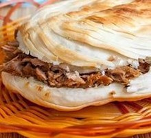 Braised Pork Belly in Flatbread