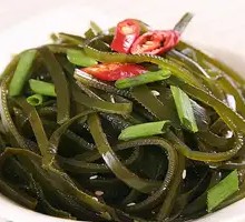 Thin seaweed strips