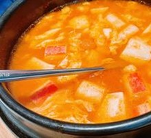 Seafood Tofu Soup Rice