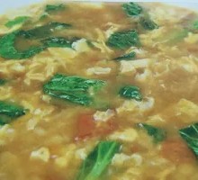 虾皮白菜疙瘩汤