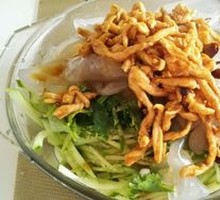 Shredded Chicken Salad Noodles