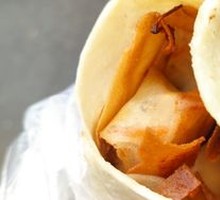 Pancake Wrapped Rolled Cake