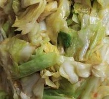 Stir-Fried Cabbage with Sauce