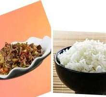 Spicy Sour Chicken Offal Rice
