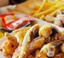 Special Garlic Sauce Fried Chicken