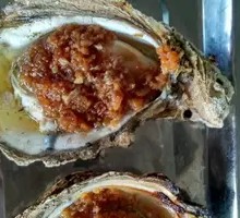 Char-grilled Garlic Oyster