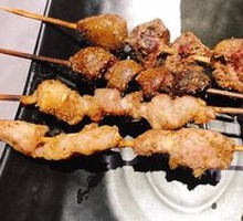 烤羊肉串5串