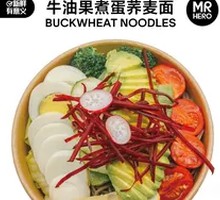 Avocado Boiled Egg Buckwheat Noodles