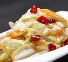 Spicy and Sour Cabbage Rice Bowl