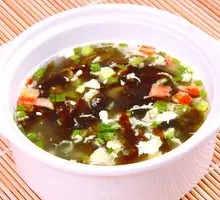 Egg Flower Seaweed Soup