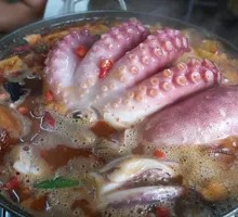 Spicy Seafood Octopus Soup