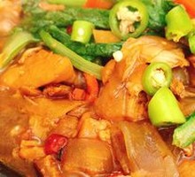 Stewed Chicken with Brown Sauce