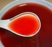 Homemade Plum Syrup Drink