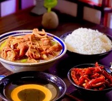 尖椒肥肠饭