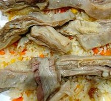 Lamb Shank Hand-Rice
