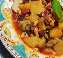 新疆沙碗大盘鸡