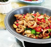 Spicy Pork Intestines Stir-fry