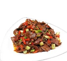 炒肝尖盖浇饭