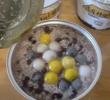 Red Bean and Glutinous Rice Ball Porridge