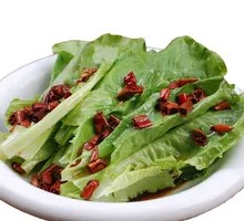 Blanched lettuce