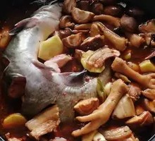 Stewed Fish in Iron Pot