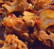 Stewed Lamb Spine