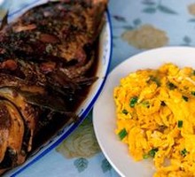 Stewed Fish in Iron Pot