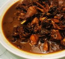 Chicken Stewed with Mushrooms