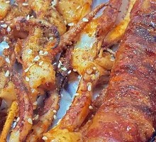 Grilled Squid Tentacles