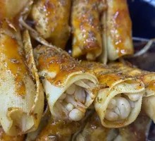 Tofu Skin Rolls with Enoki Mushrooms