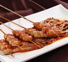 Tofu Skin with Enoki Mushrooms