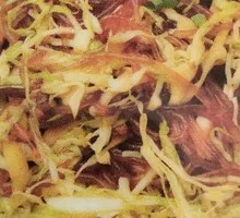 Cabbage Stir-fried with Vermicelli