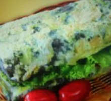 Purple Rice Double Egg Pancake