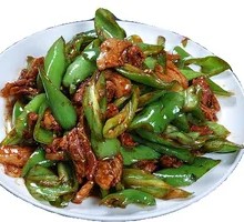 Stir-Fried Pork with Green Pepper