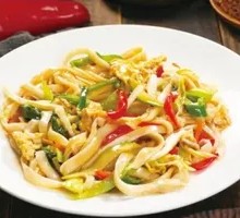 Egg Stir-Fried Knife-Sliced Noodles