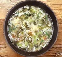 Seaweed Egg Drop Soup