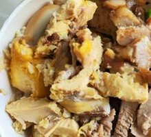 Steamed Chicken and Pig Trotter Rice Combo