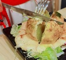 Menthol Cod Roe Baked Potato