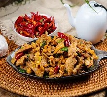 Dried Pepper Pork Strips