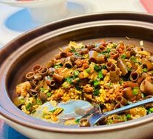 Sea Cucumber Rice Toss