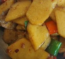 Spicy Potatoes in Dry Pot