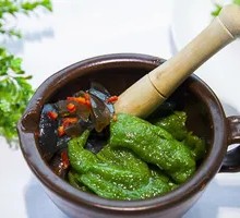 Spicy Eggplant with Preserved Eggs and Chili Paste