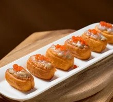 Fish Roe Fried Dough with Shrimp Paste