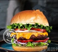 Honey Mustard Cheese Beef Burger