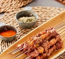 Skewered Lamb with Steel Rod