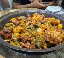 排骨南瓜焖面小锅