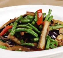 Eggplant and Green Bean Stir-Fry