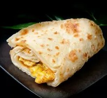 大饼夹炒鸡蛋