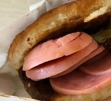 Braised flatbread with sausage